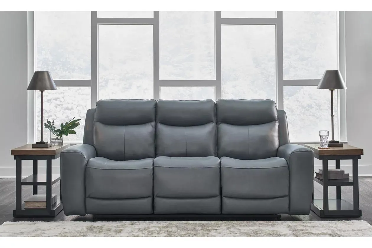 Mindanao Dual Power Leather Reclining Sofa