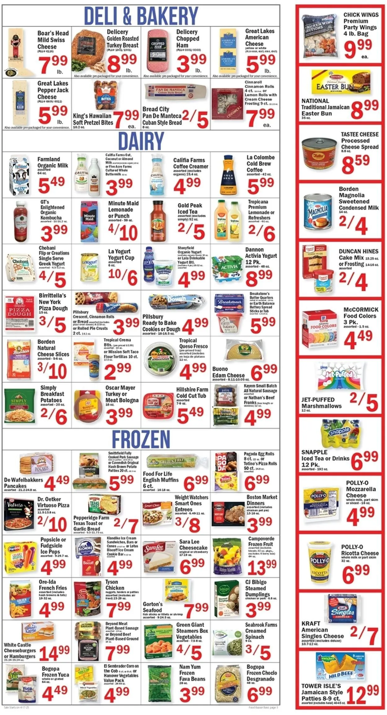 Catálogo de Food Bazaar Current weekly ad 17 de abril al 23 de abril 2025 - Página 3