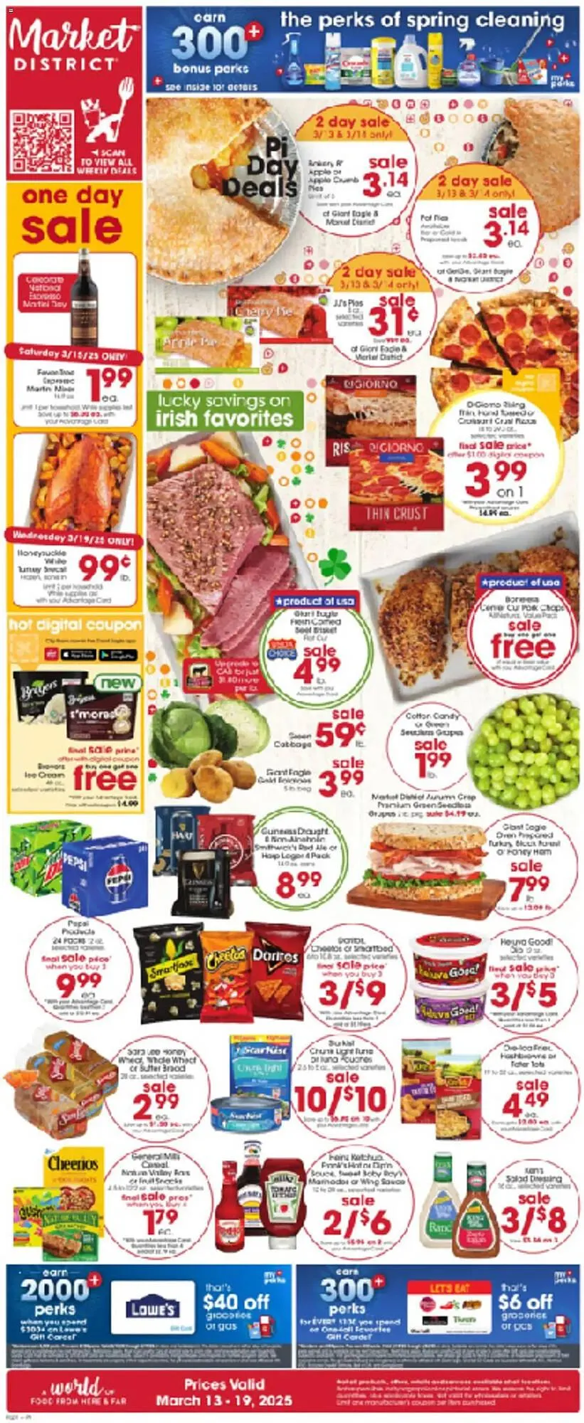 Catálogo de Giant Eagle Weekly Ad 13 de marzo al 19 de marzo 2025 - Página 1