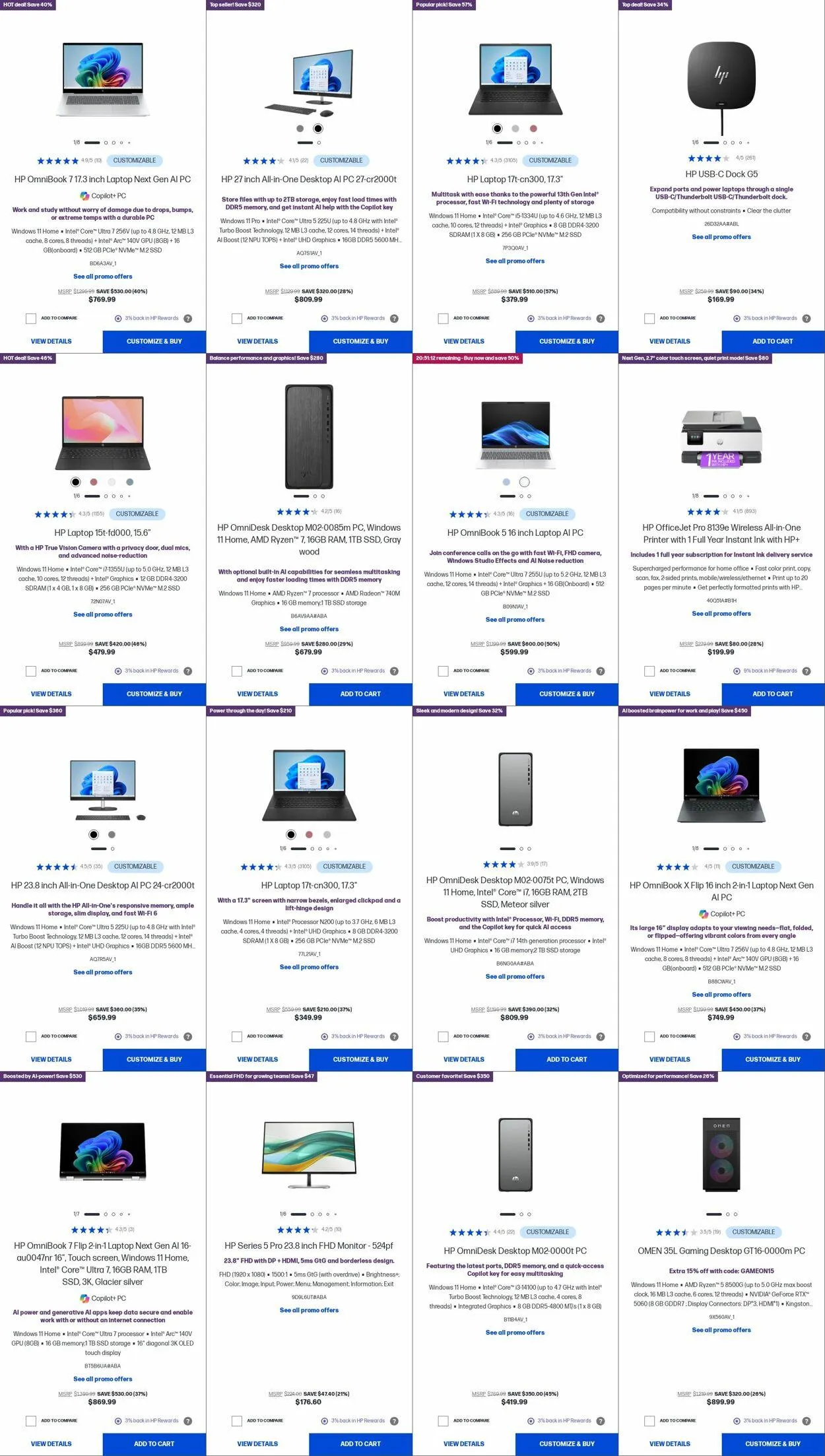 Weekly ad HP from October 1 to October 31 2025 - Page 1
