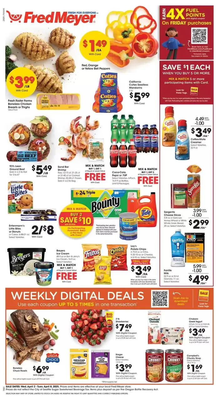 Weekly ad Offers for bargain hunters from April 2 to April 8 2025 - Page 1