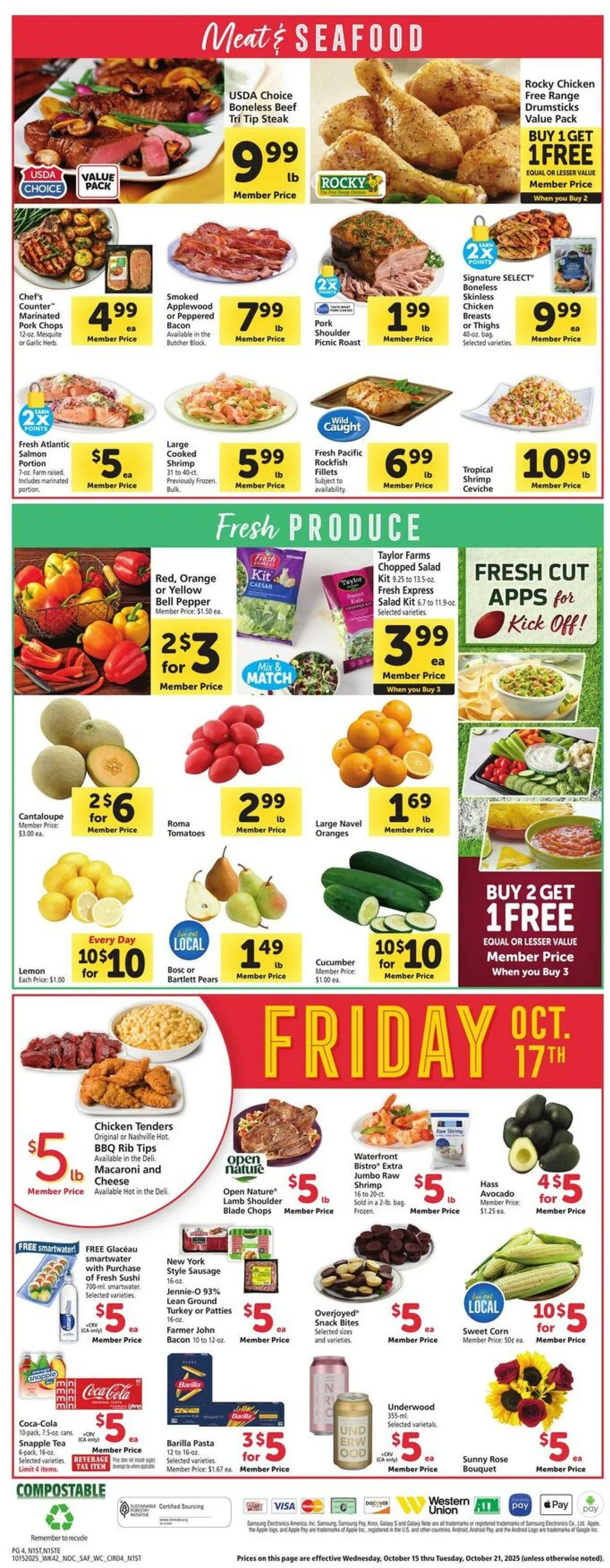 Weekly ad Safeway Current weekly ad from October 15 to October 21 2025 - Page 4