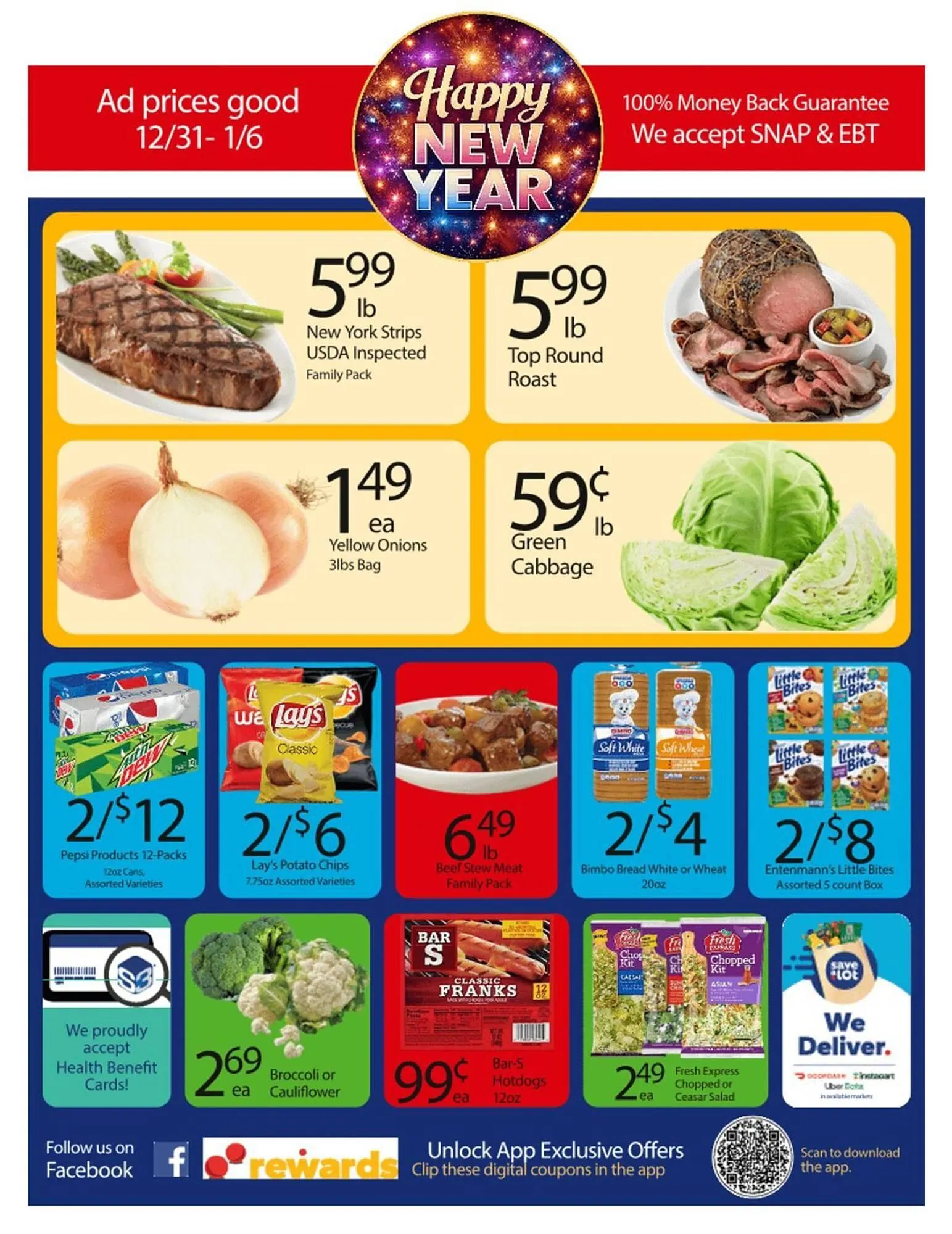 Weekly ad Save a Lot weekly ad from December 31 to January 6 2026 - Page 1