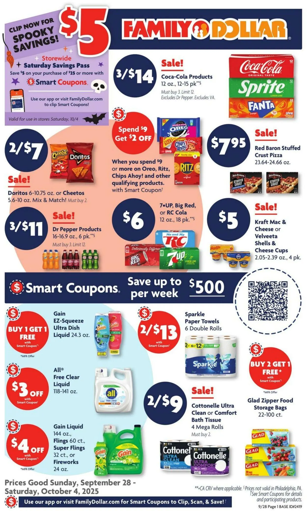 Weekly ad Family Dollar Current weekly ad from September 28 to October 4 2025 - Page 1