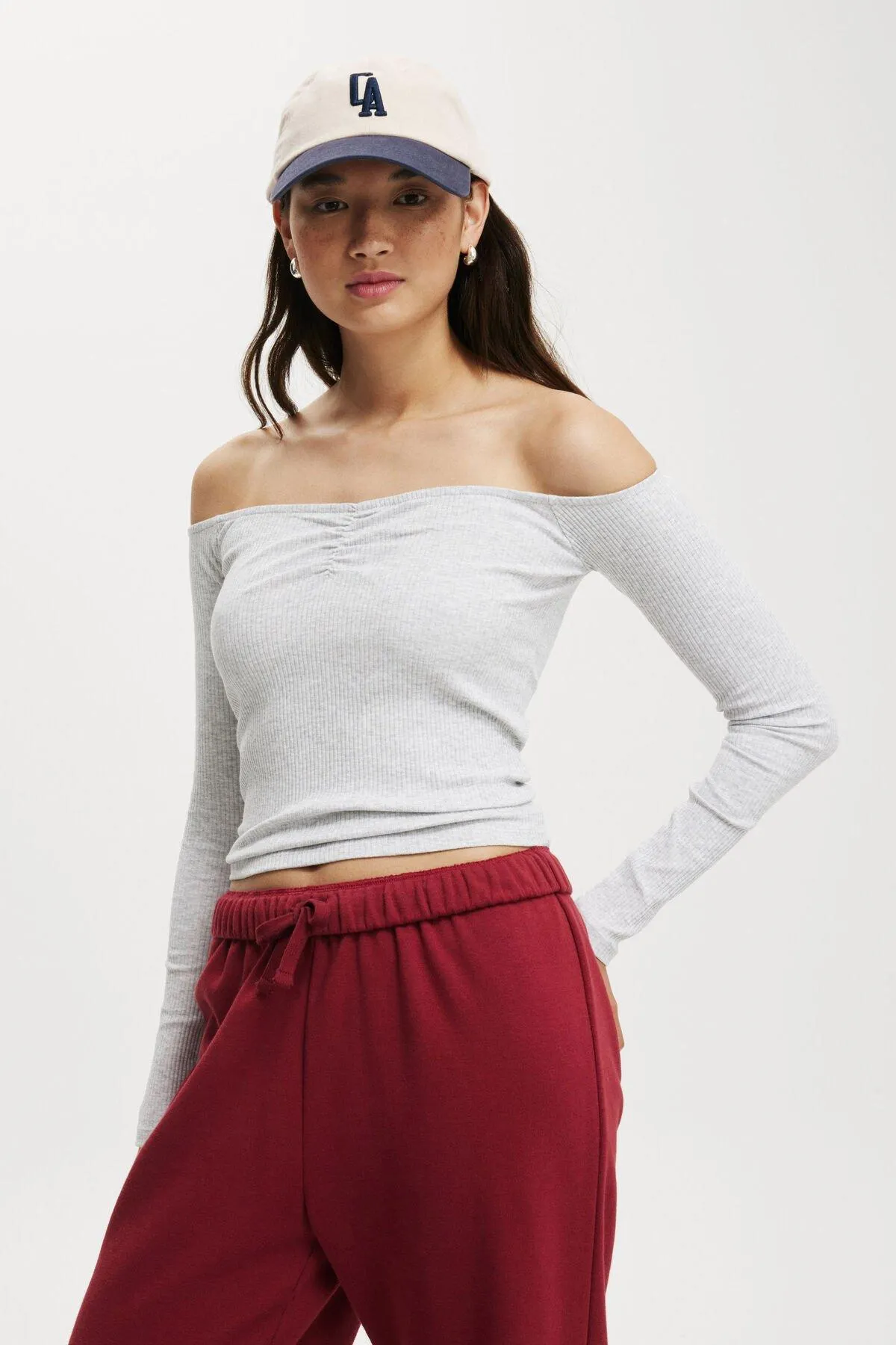 Rosa Off The Shoulder Long Sleeve Top
