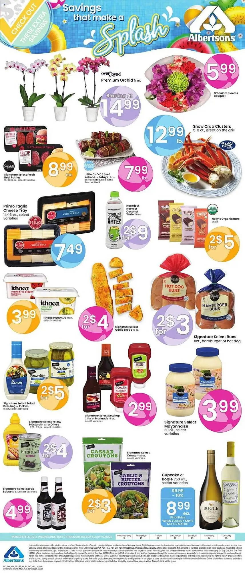 Weekly ad Albertsons Weekly Ad from July 9 to July 15 2025 - Page 1