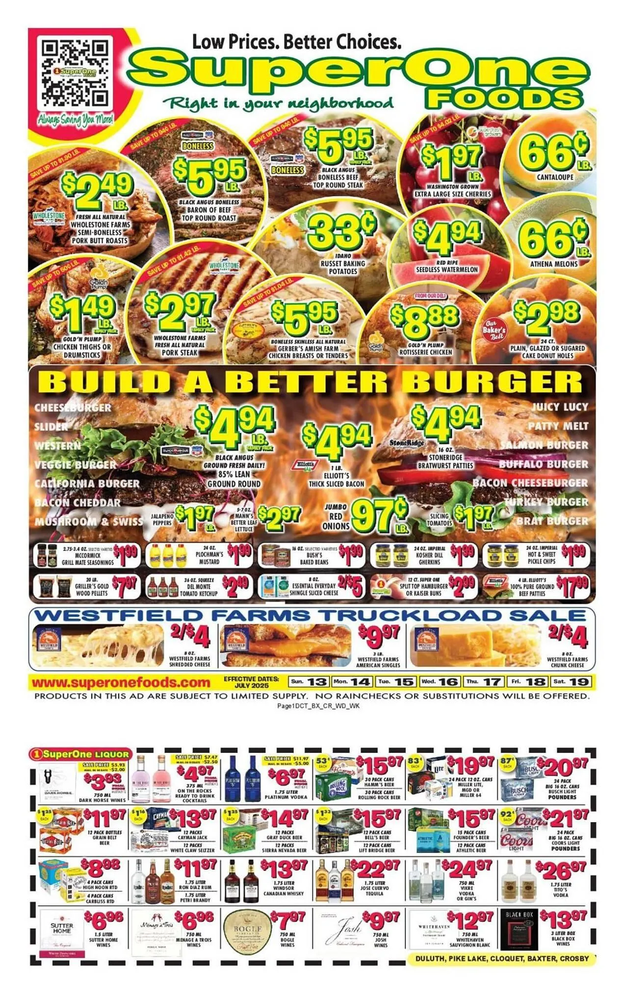 Miners County Market Weekly Ad - 1
