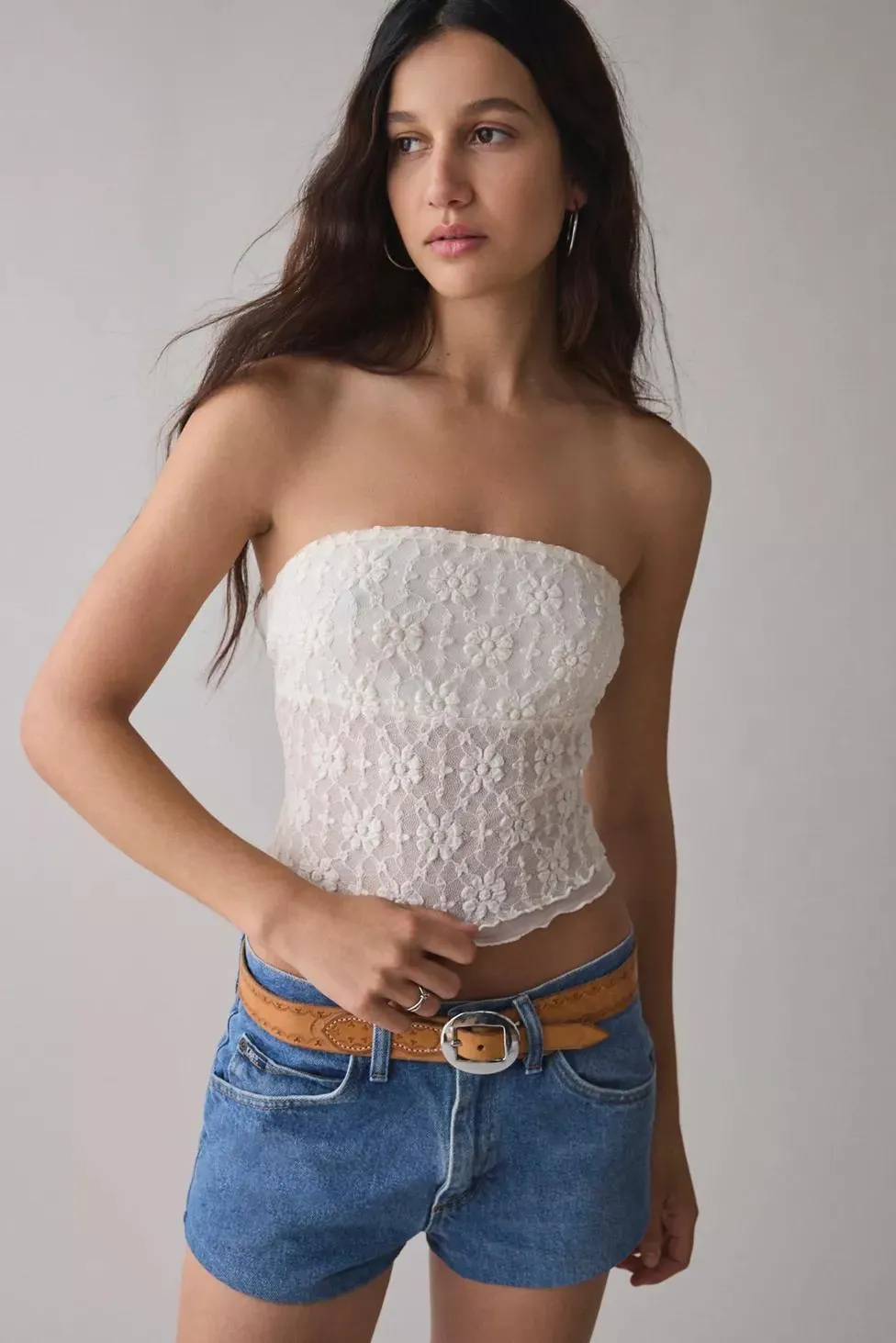 Kimchi Blue Kori Lace Tube Top