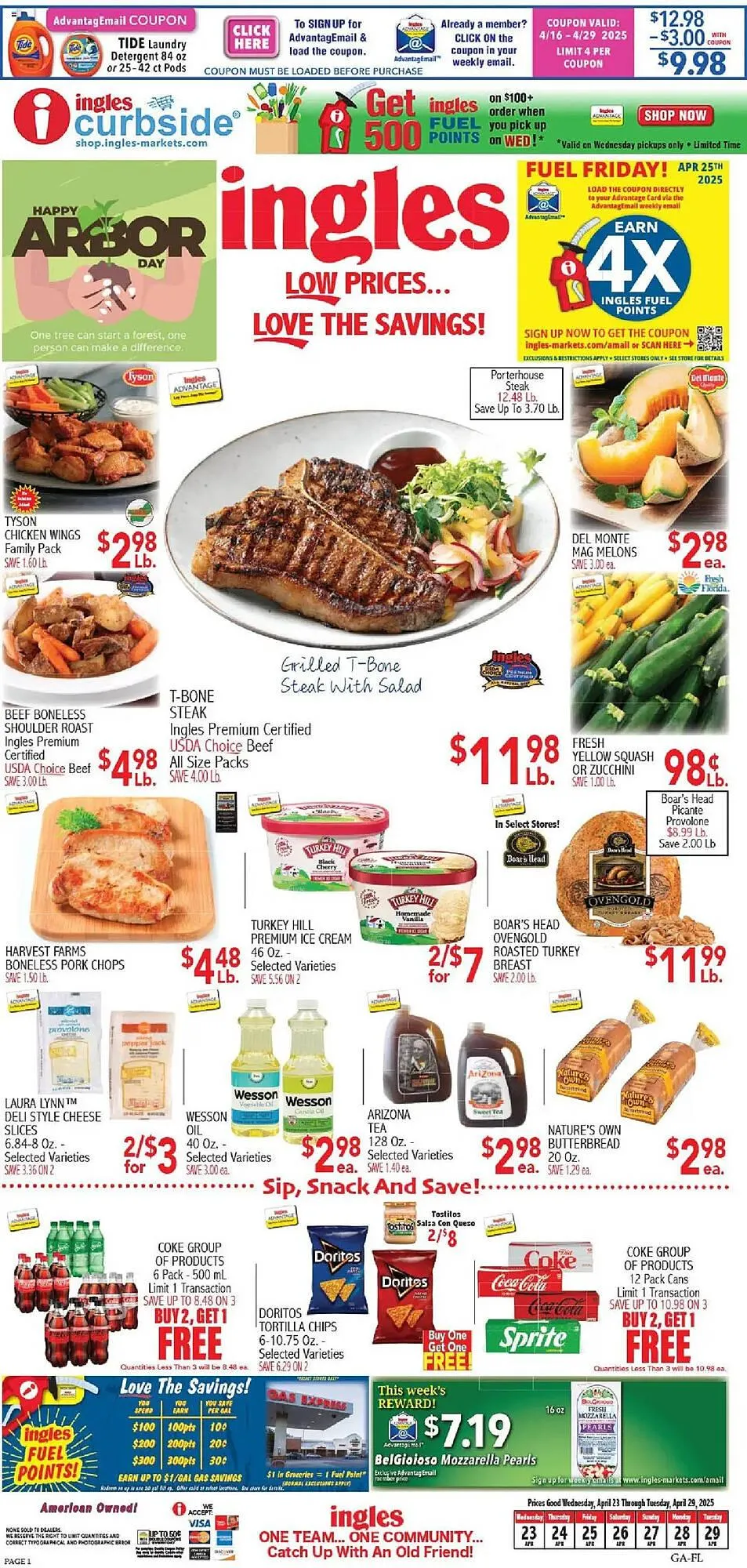 Weekly ad Ingles Markets Weekly Ad from April 23 to April 29 2025 - Page 1