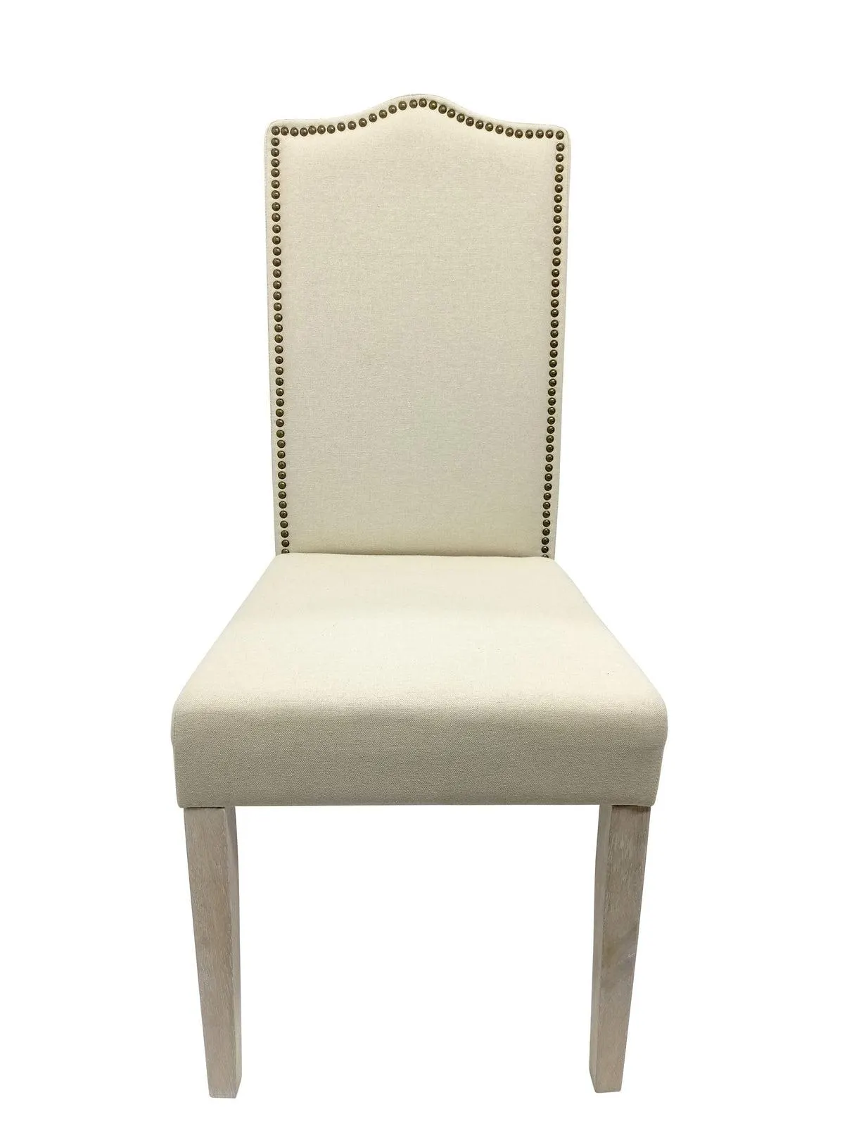 Romero Parson Linen Upholstery Chair, Natural Driftwood