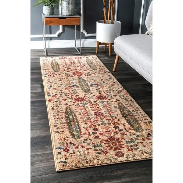 Brooklyn Rug Co Dasilva Tribal Fringe Area Rug