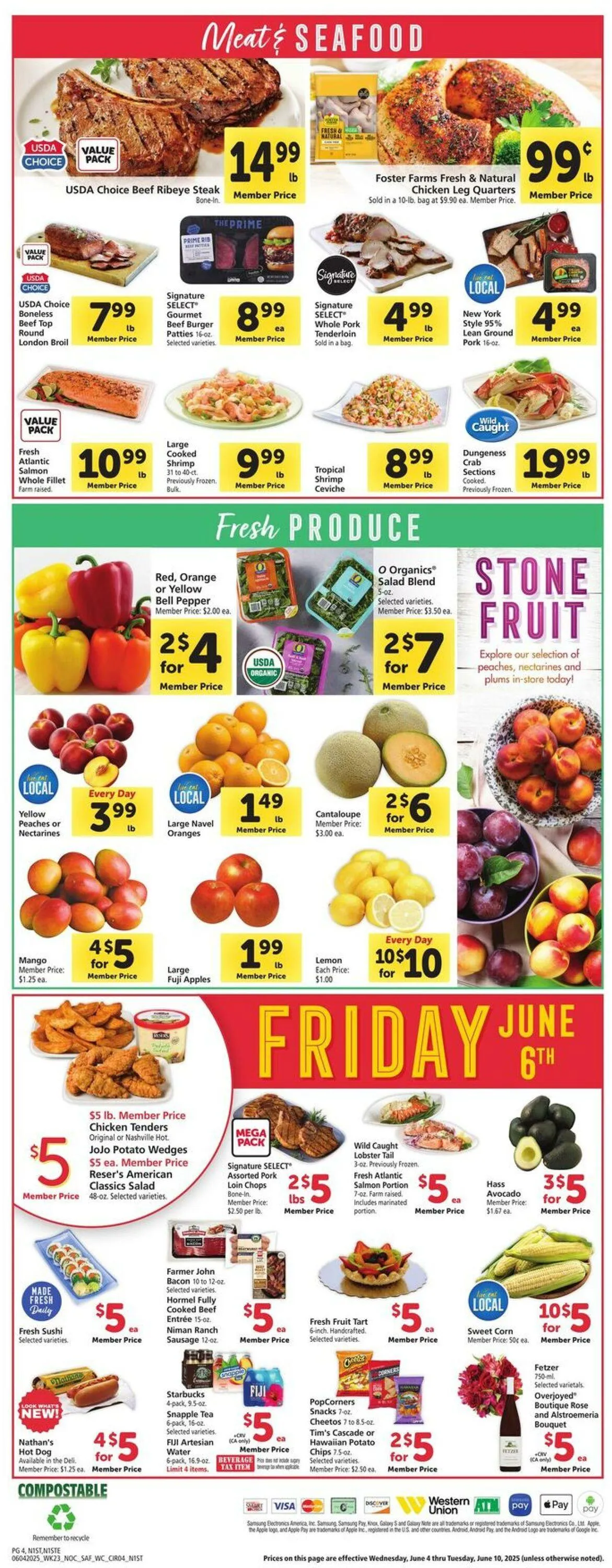 Weekly ad Safeway Current weekly ad from June 4 to June 10 2025 - Page 4