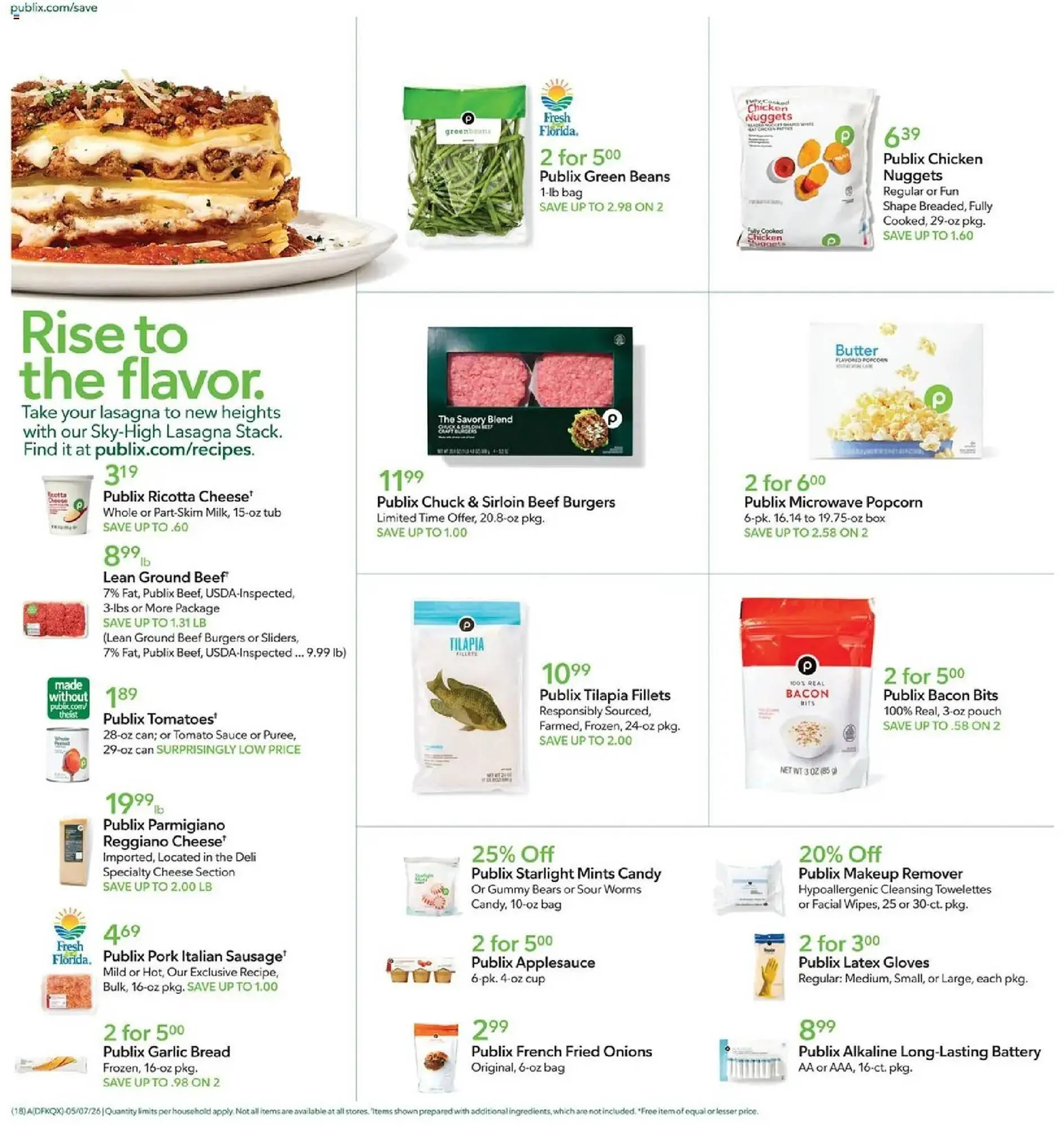 Weekly promotion Publix weekly ad spanning from May 6 to May 13 2026 - Page 18 for Catalogue 365
