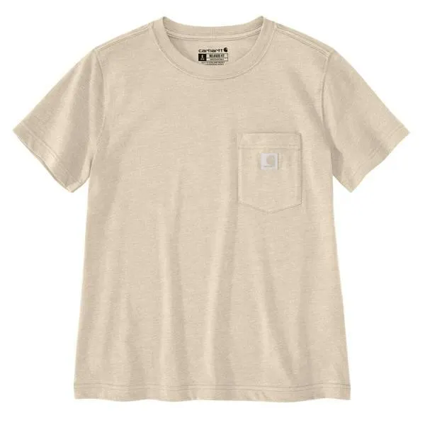 Women's Relaxed Fit Lightweight Short-Sleeve Pocket T-Shirt