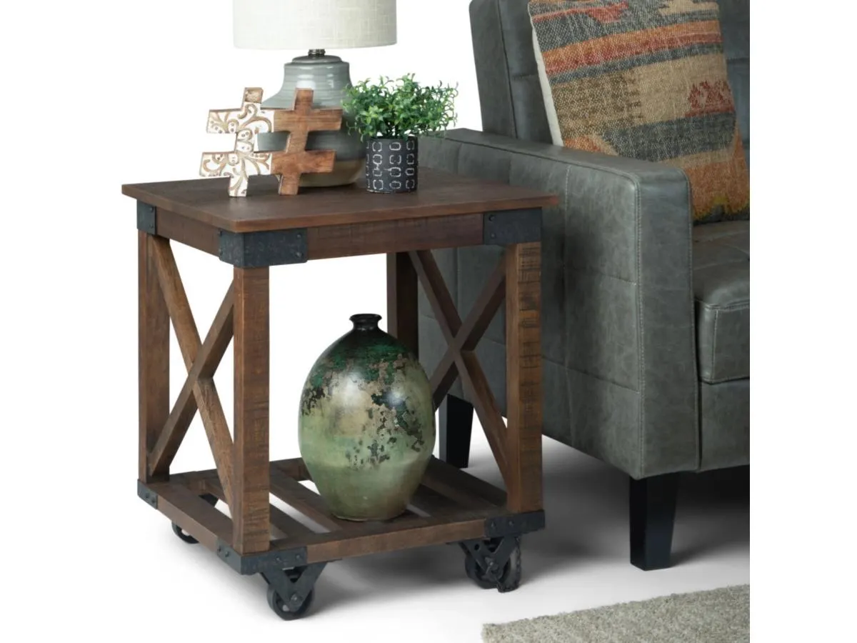 Simpli Home Industrial End Table