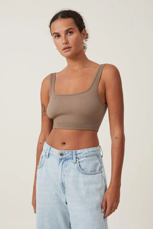 Seamless Abbie Micro Crop Tank