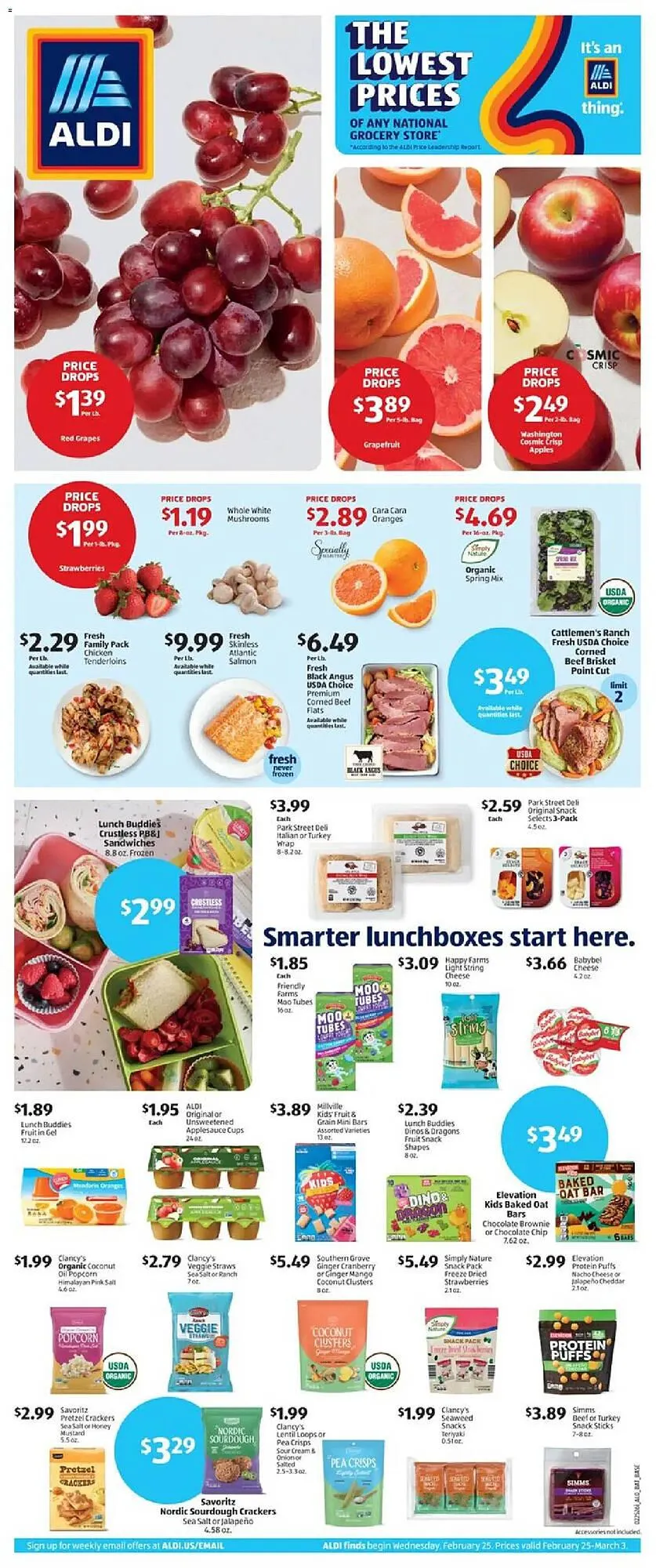 Weekly ad Aldi weekly ad from February 25 to March 3 2026 - Page 1