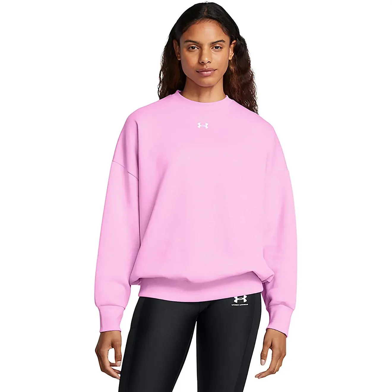 Under Armour Women's Rival Fleece Oversized Crew Sweatshirt