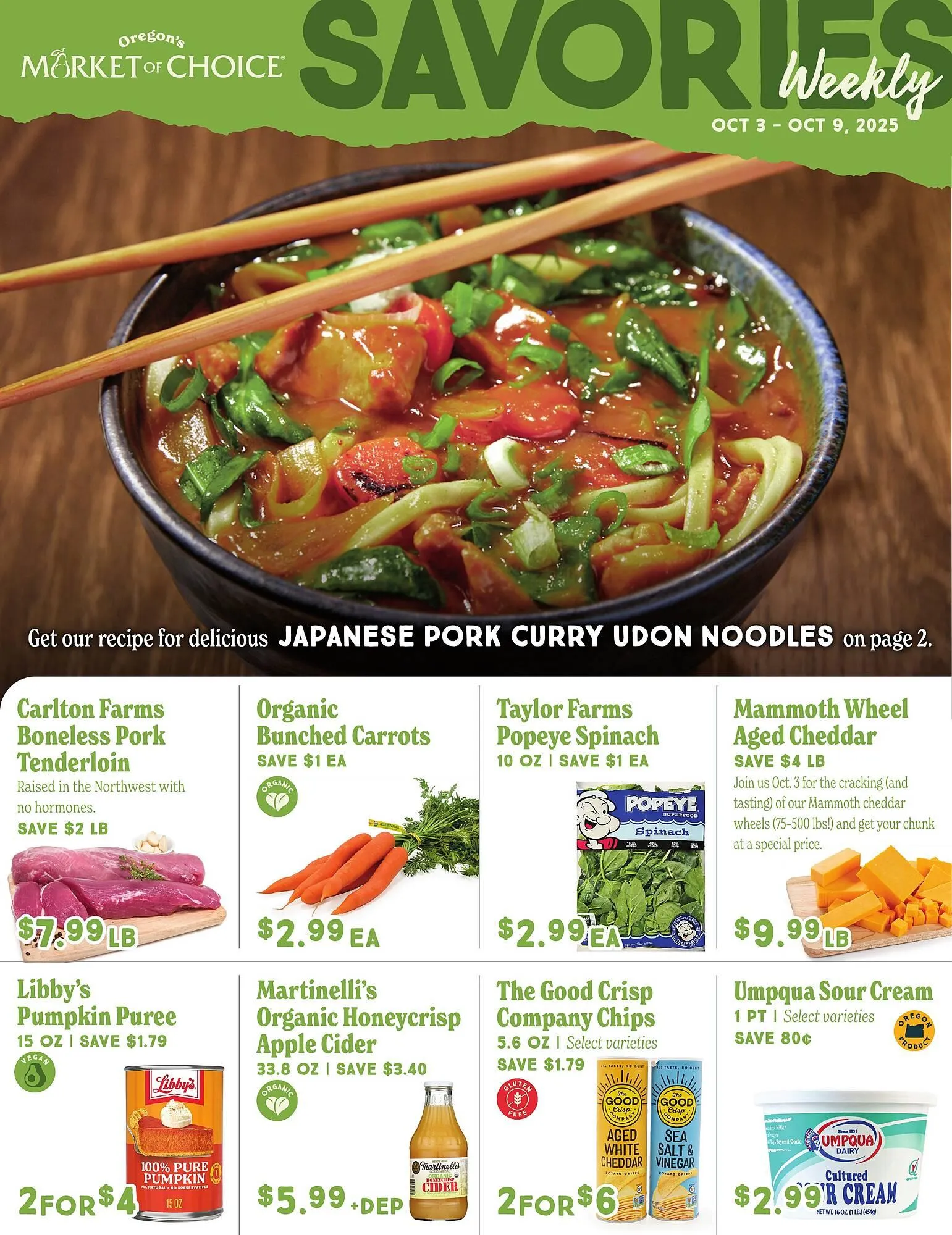 Weekly ad Market of Choice weekly ad from October 3 to October 9 2025 - Page 1