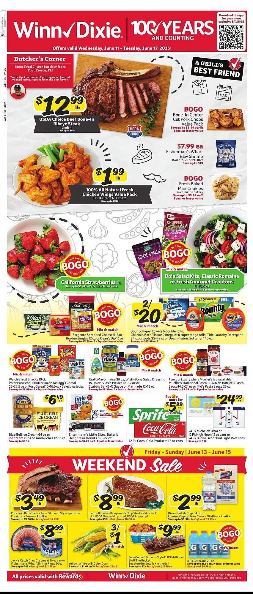 Weekly ad Winn Dixie Weekly Ad from June 11 to June 17 2025 - Page 1
