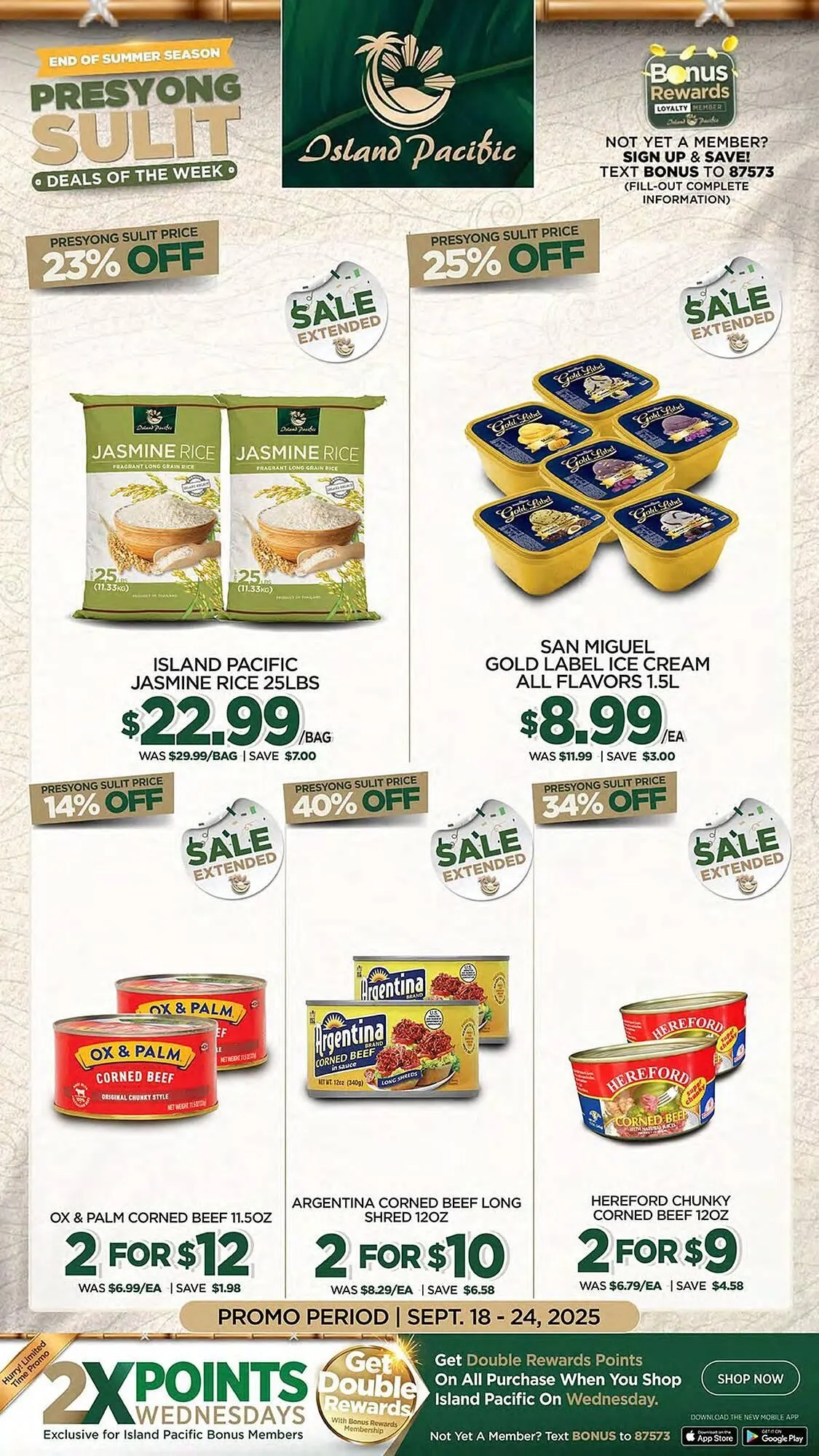 Weekly promotion Island Pacific Market weekly ad spanning from September 18 to September 24 2025 - Page 6 for Catalogue 365