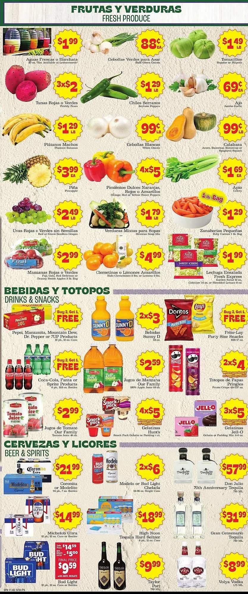 Weekly ad Supermercado Nuestra Familia weekly ad from November 2 to November 8 2025 - Page 3