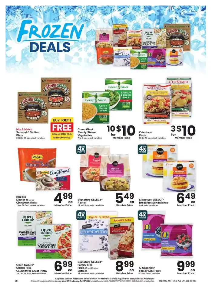 Weekly ad  Albertsons - Denver - BBS from March 31 to April 27 2025 - Page 9