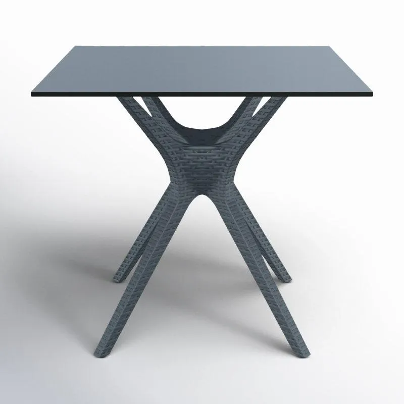 Farrah 31'' Plastic / Acrylic Outdoor Dining Table