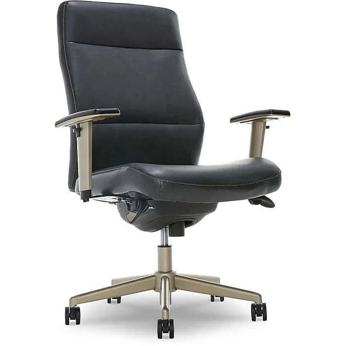 La-Z-Boy Baylor Ergonomic Faux Leather Swivel Executive Chair,