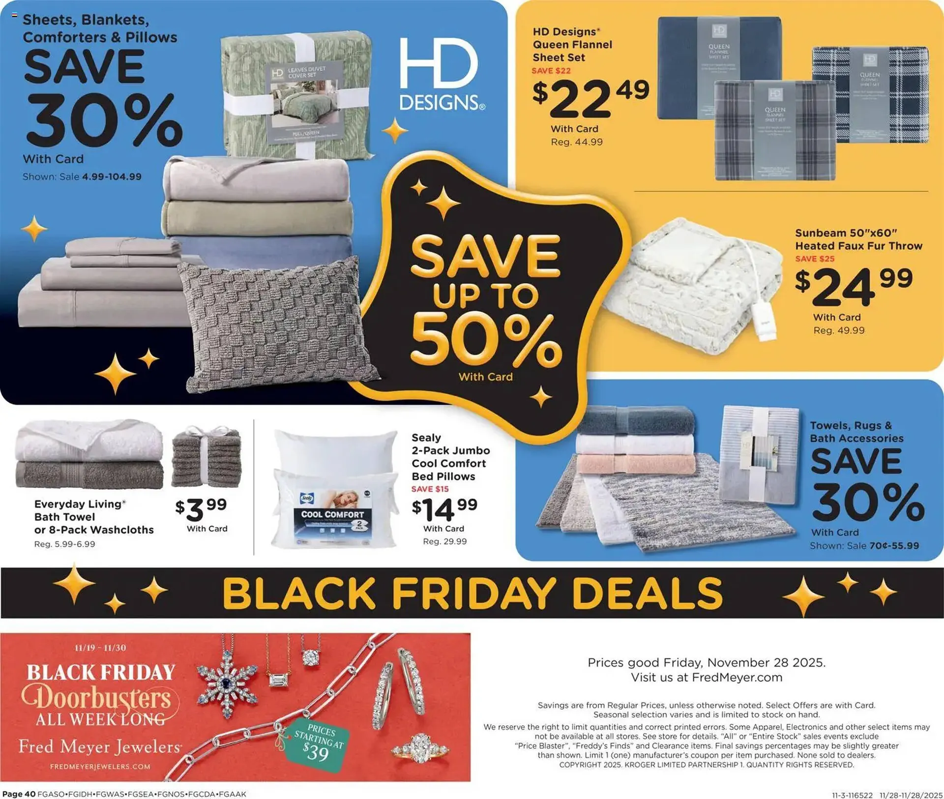 Weekly promotion Fred Meyer weekly ad spanning from November 12 to November 28 2025 - Page 41 for Catalogue 365