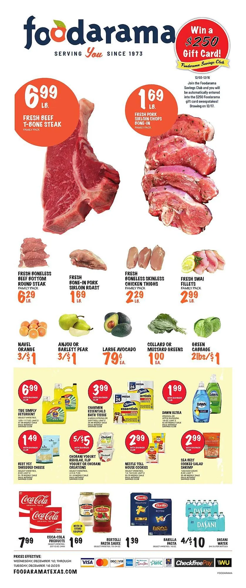 Weekly ad Foodarama weekly ad from December 10 to December 16 2025 - Page 1