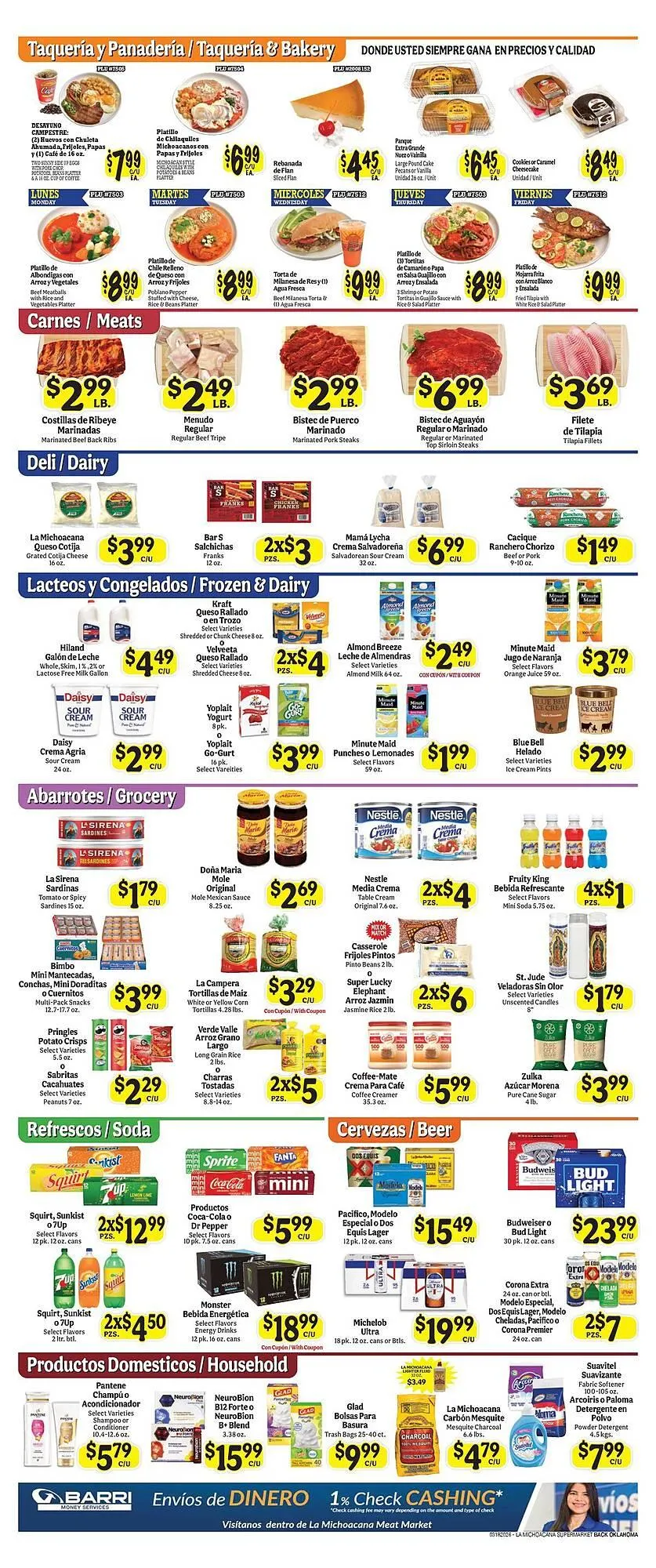 Weekly ad La Michoacana weekly ad from March 18 to March 24 2026 - Page 2