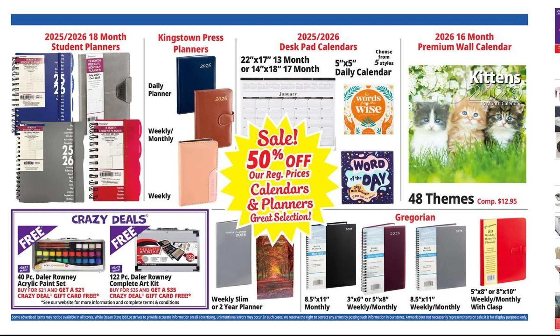 Weekly ad Ocean State Job Lot flyer from January 8 to January 14 2026 - Page 20