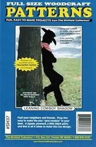 Leaning Cowboy Shadow Woodworking Project Plan