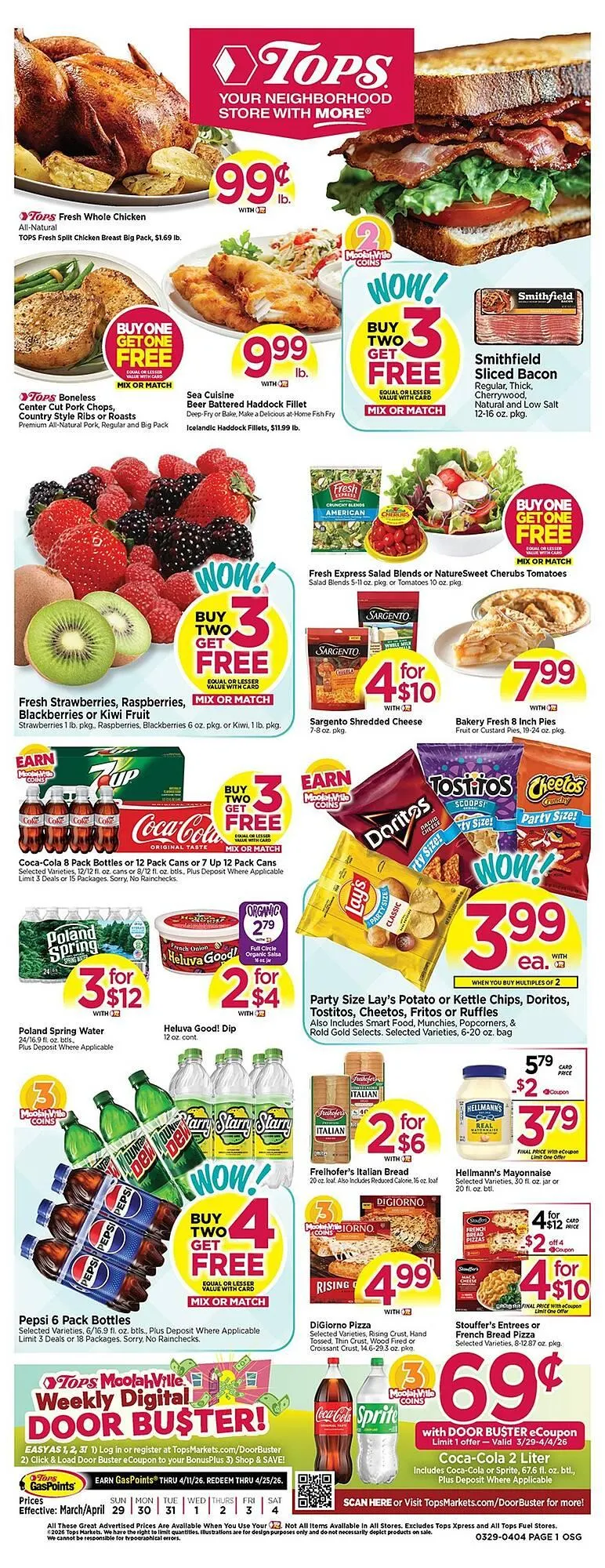 Weekly ad Tops weekly ad from March 29 to April 4 2026 - Page 1