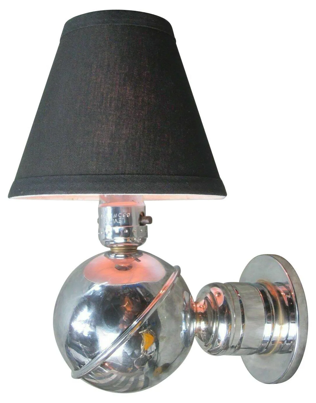 1933 Worlds Fair Saturn Sconces, Pair