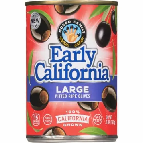 Early California® Large Pitted Black Ripe Olives