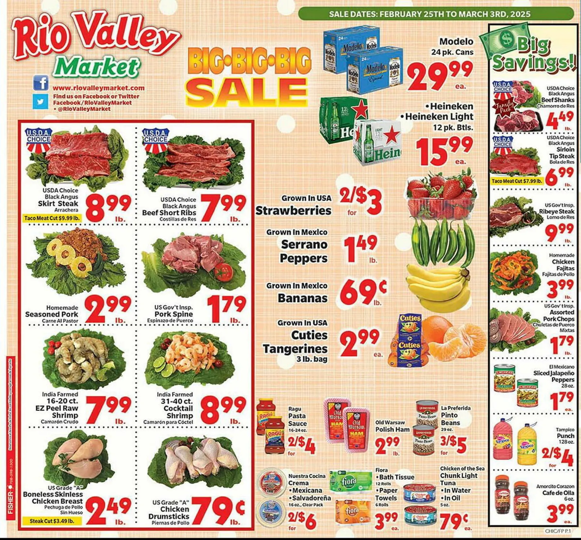 Rio Valley Market Weekly Ad - 1