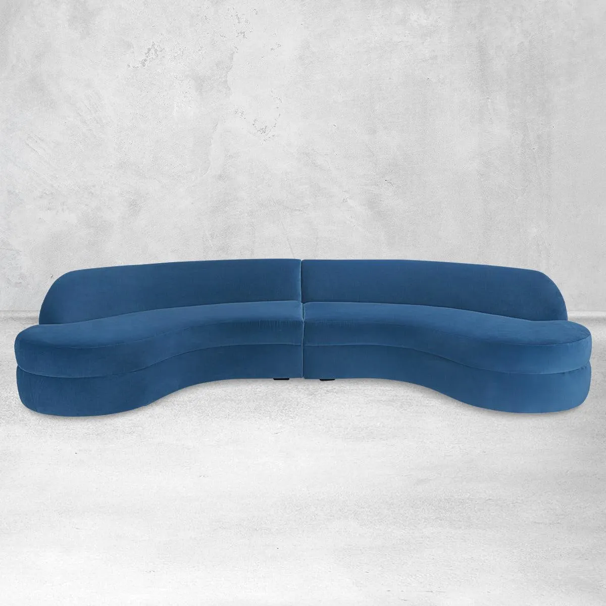Provence Sectional in Velvet