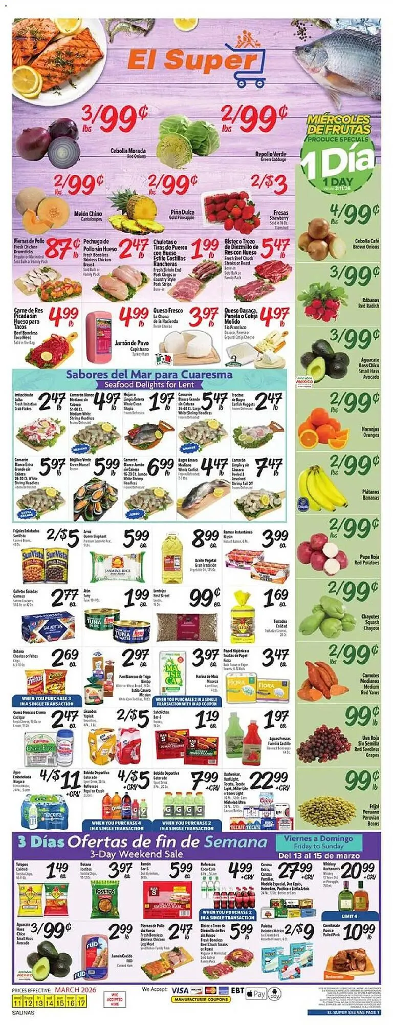 El Super weekly ad - 1