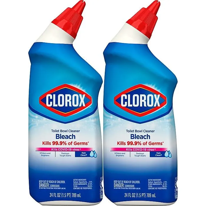 Clorox Disinfecting Toilet Bowl Cleaner with Bleach,