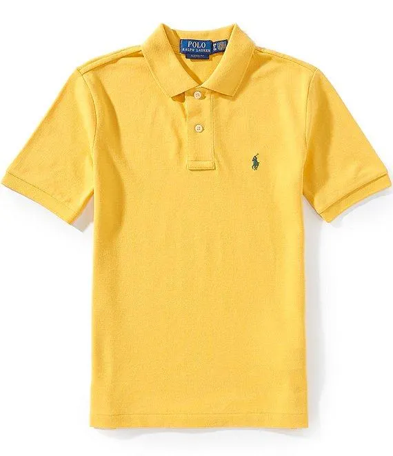 Big Boys Short-Sleeve Iconic Mesh Polo Shirt