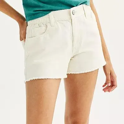 Juniors SO® Frayed Cutoff Shorts