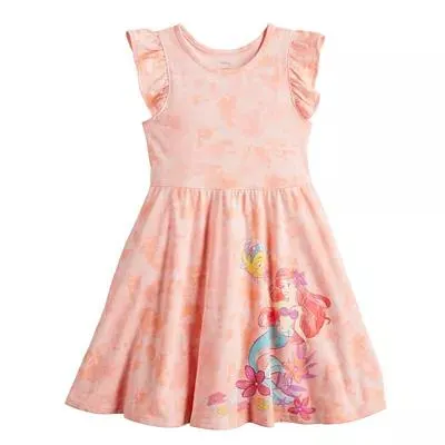 Disney's The Little Mermaid Girls 4-12 Flutter Sleeve Skater Dress by Jumping Beans®
