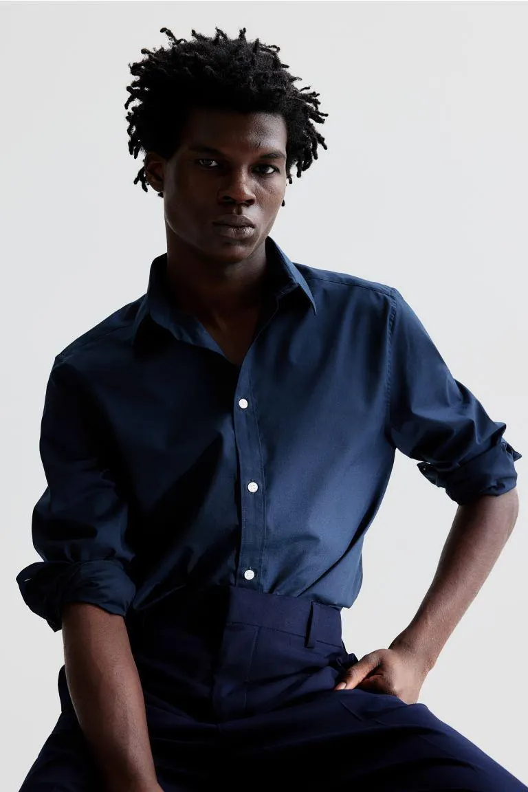 Slim Fit Easy-iron Shirt