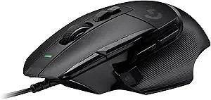 Logitech G G502 X Wired Gaming Mouse - LIGHTFORCE Hybrid Optical-Mechanical Primary switches, Hero 25K Gaming Sensor, Compatible with PC - macOS/Windows - Black
