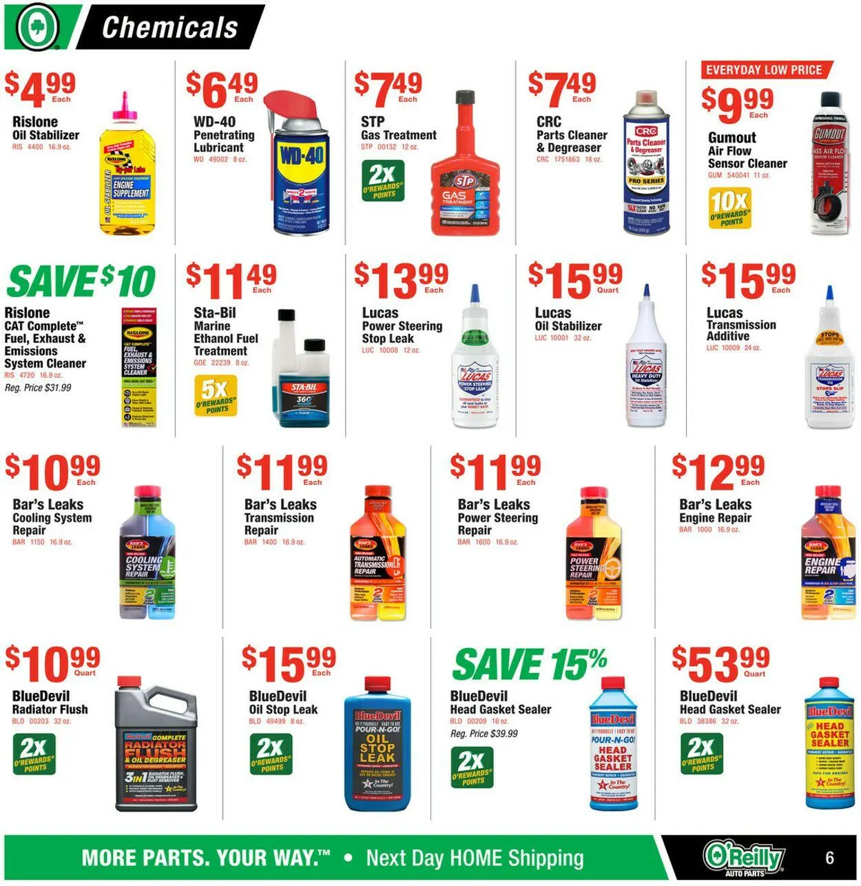 Weekly ad O’Reilly Auto Parts from April 30 to May 27 2025 - Page 6