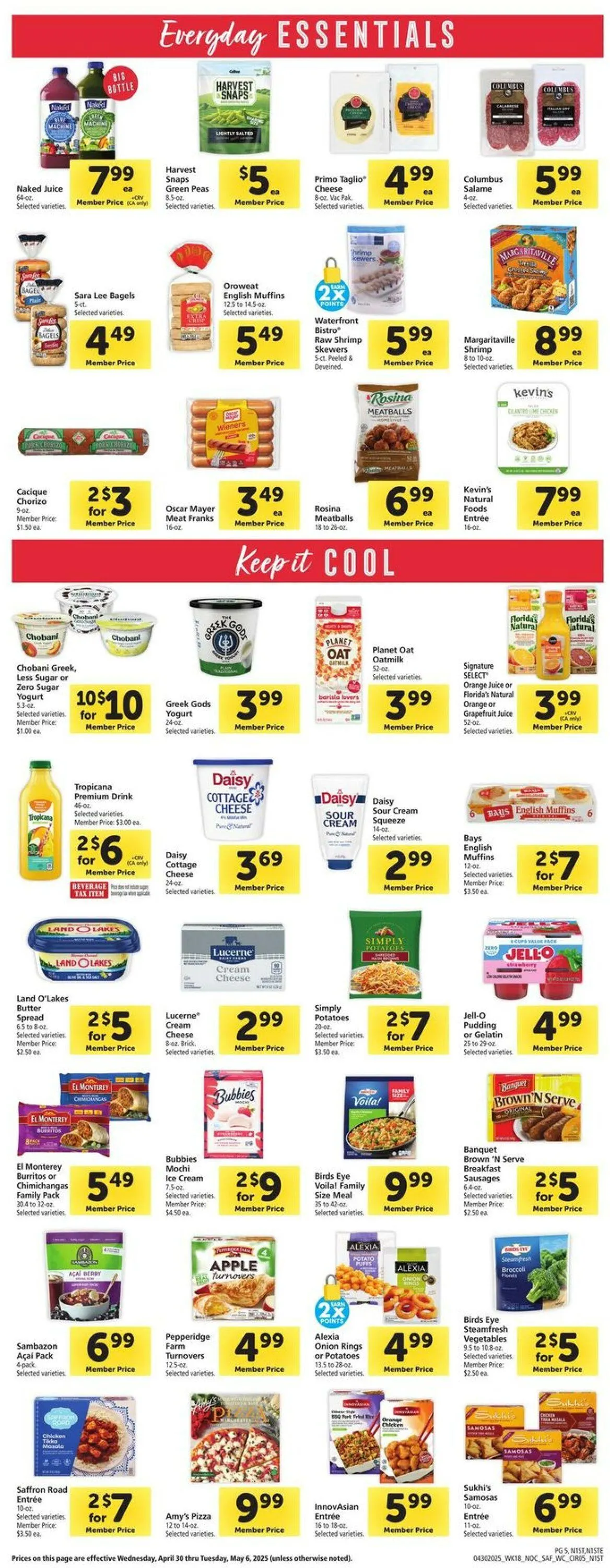 Weekly ad Safeway Current weekly ad from April 30 to May 6 2025 - Page 7