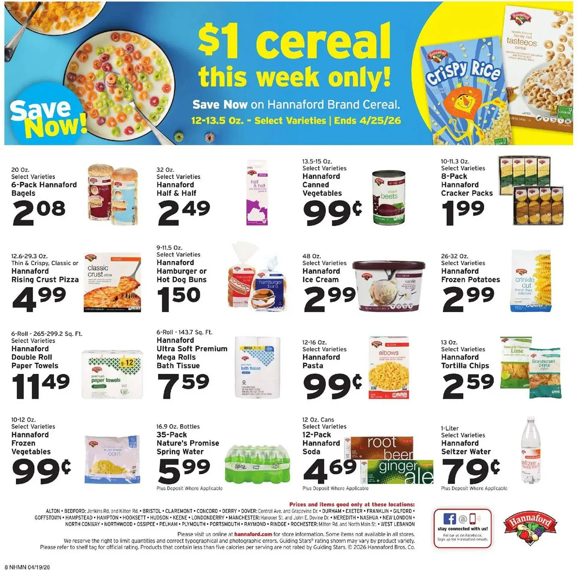 Weekly ad Hannaford flyer from April 19 to April 25 2026 - Page 8