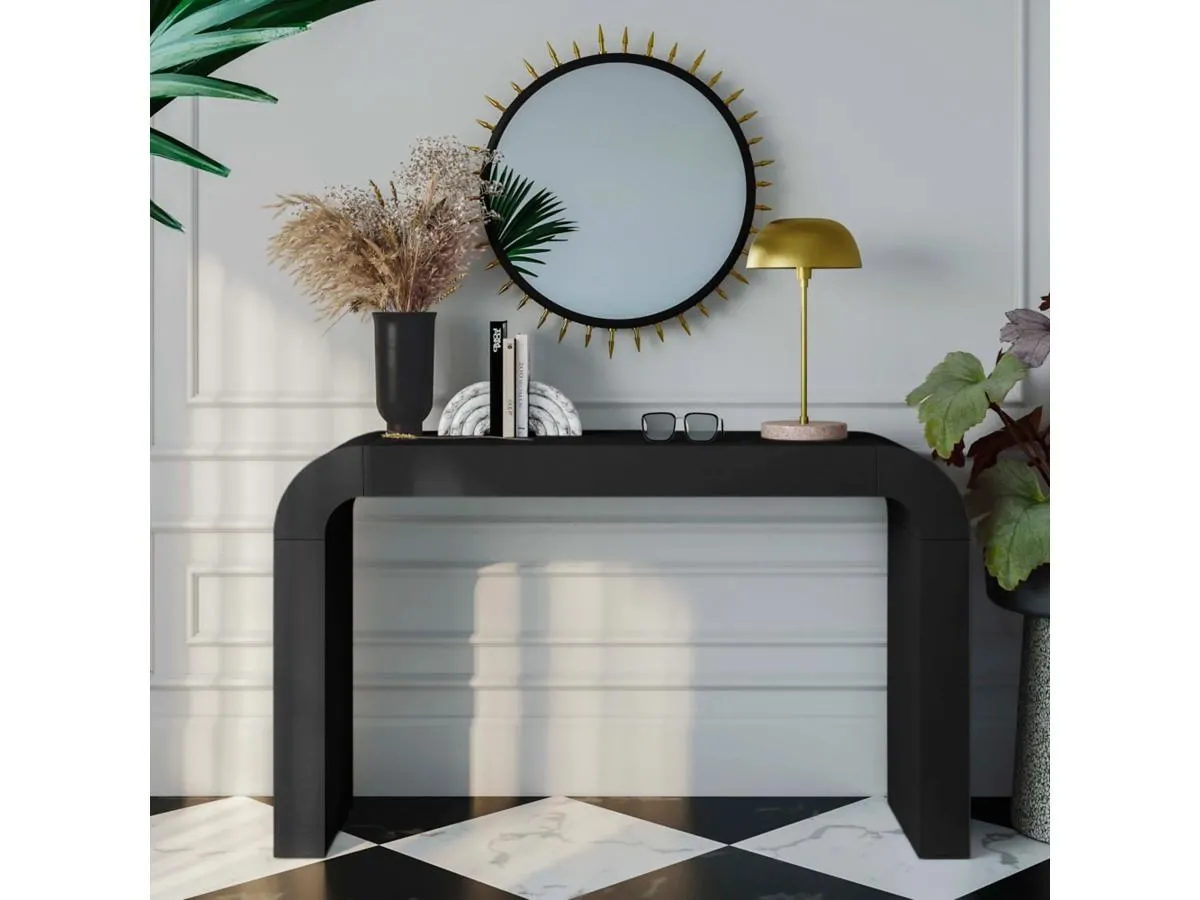 TOV Hump Black Console Table